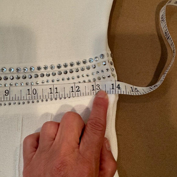 Calvin Klein White Knit Dress - size small - Picture 10 of 11